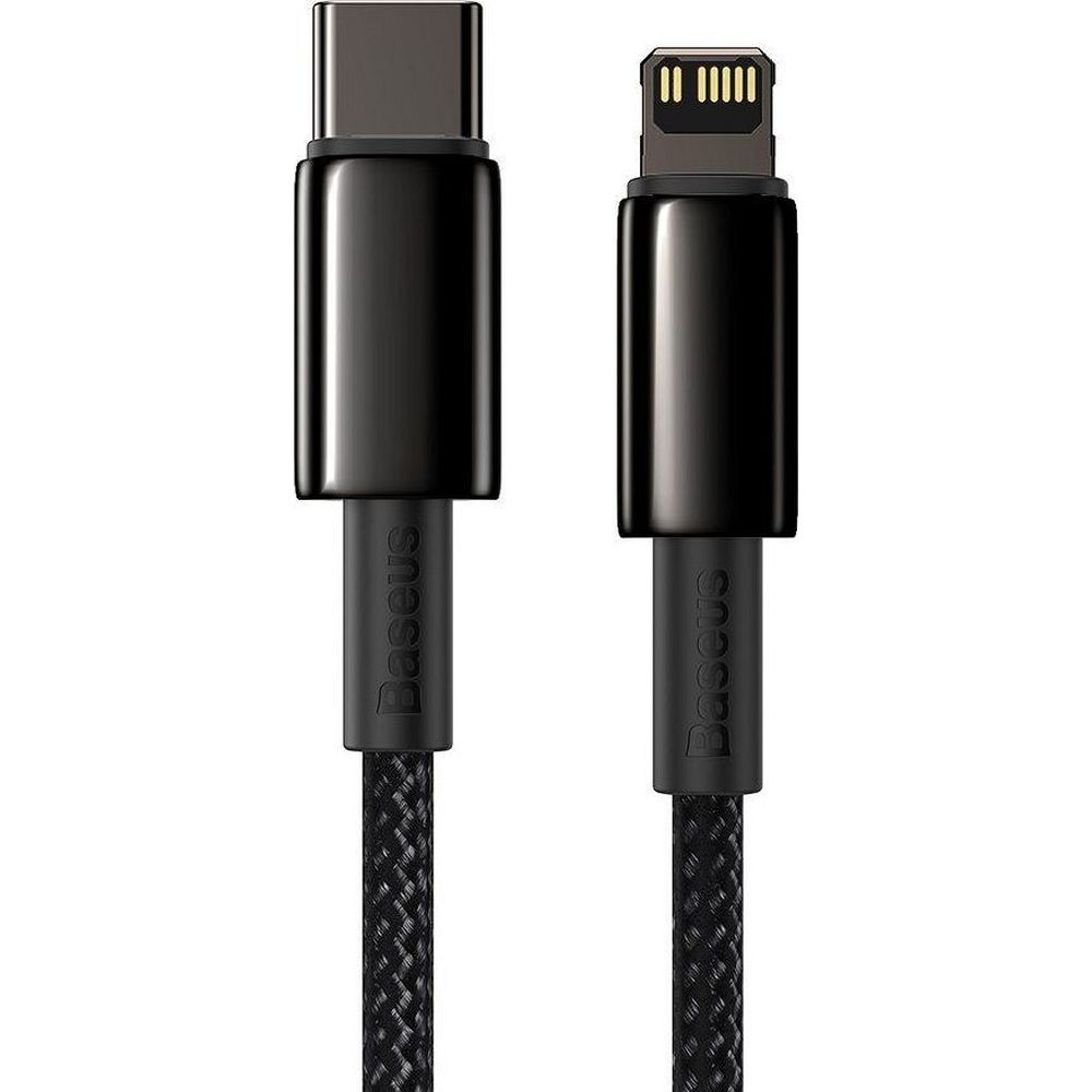 BASEUS kabel tip C na Lightning PD 20W volframovo zlato CATLWJ-01 2m črn