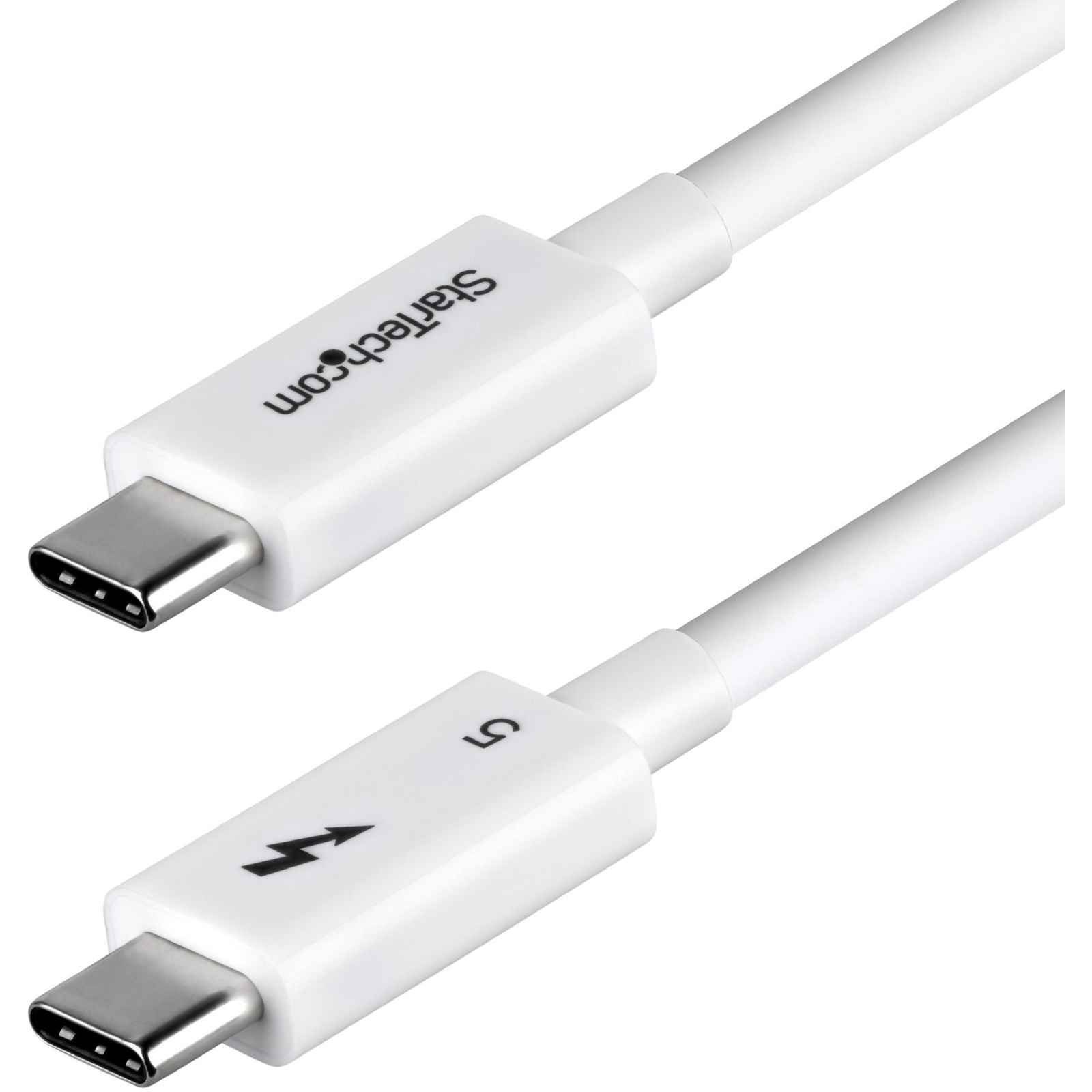 StarTech.com TBLT5MM1M240WWH thunderbolt kabel 1 m 120 Gbit/s Bijelo