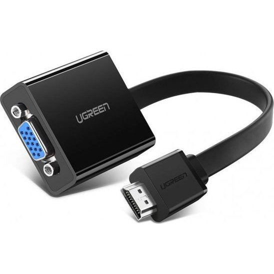 Ugreen 40248 prilagodnik za video kabel 0,16 m HDMI Crno