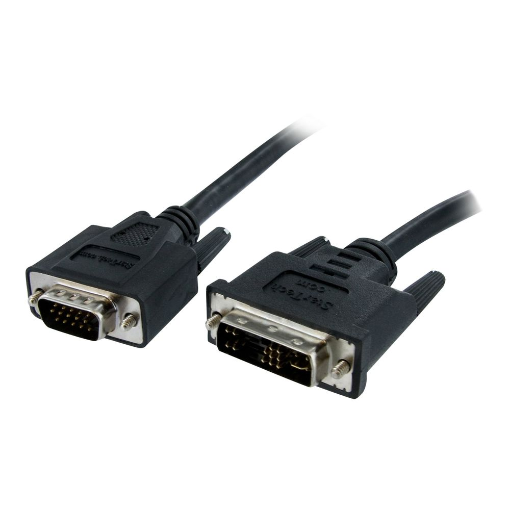 StarTech.com DVIVGAMM2M prilagodnik za video kabel 2 m DVI-A VGA (D-Sub) Crno