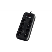 CyberPower Tracer III P0820SUF0-FR zaštita od porasta napona Crno 8 utičnice naizmjenične struje 200 - 250 V 1,8 m