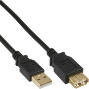 InLine 34650S USB kabel 0,5 m USB A Crno