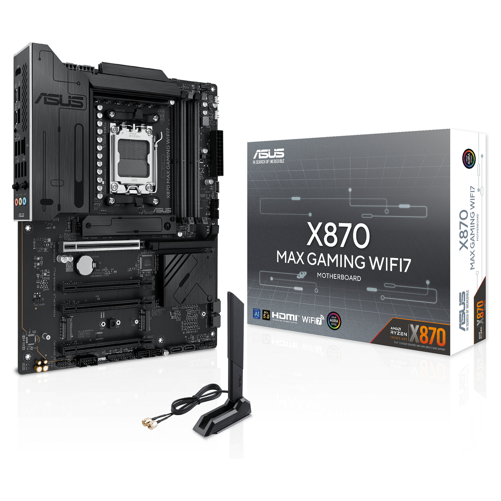 ASUS X870 MAX GAMING WIFI7 AMD X870 Utor AM5 ATX