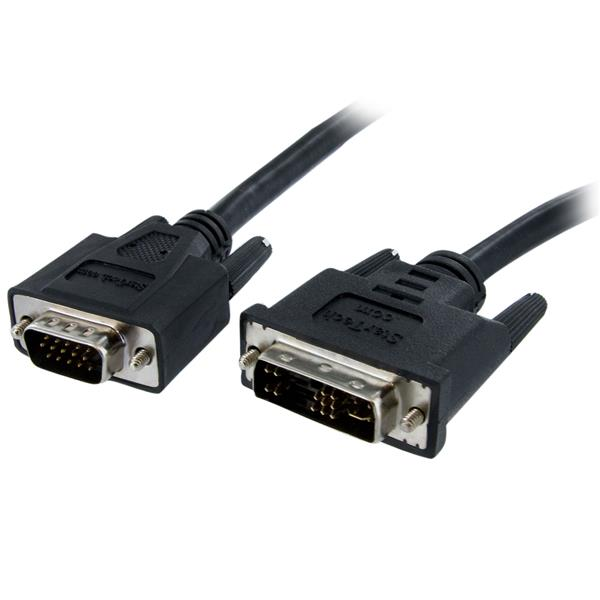 StarTech.com DVIVGAMM1M prilagodnik za video kabel 1 m DVI-A VGA (D-Sub) Crno