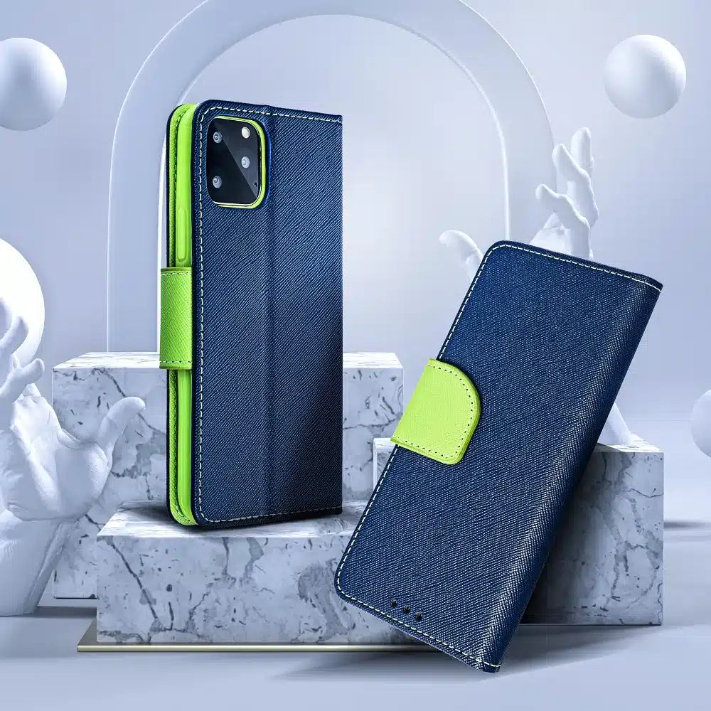 Fancy Book etui za XIAOMI Redmi NOTE 12S mornarsko moder / limeta