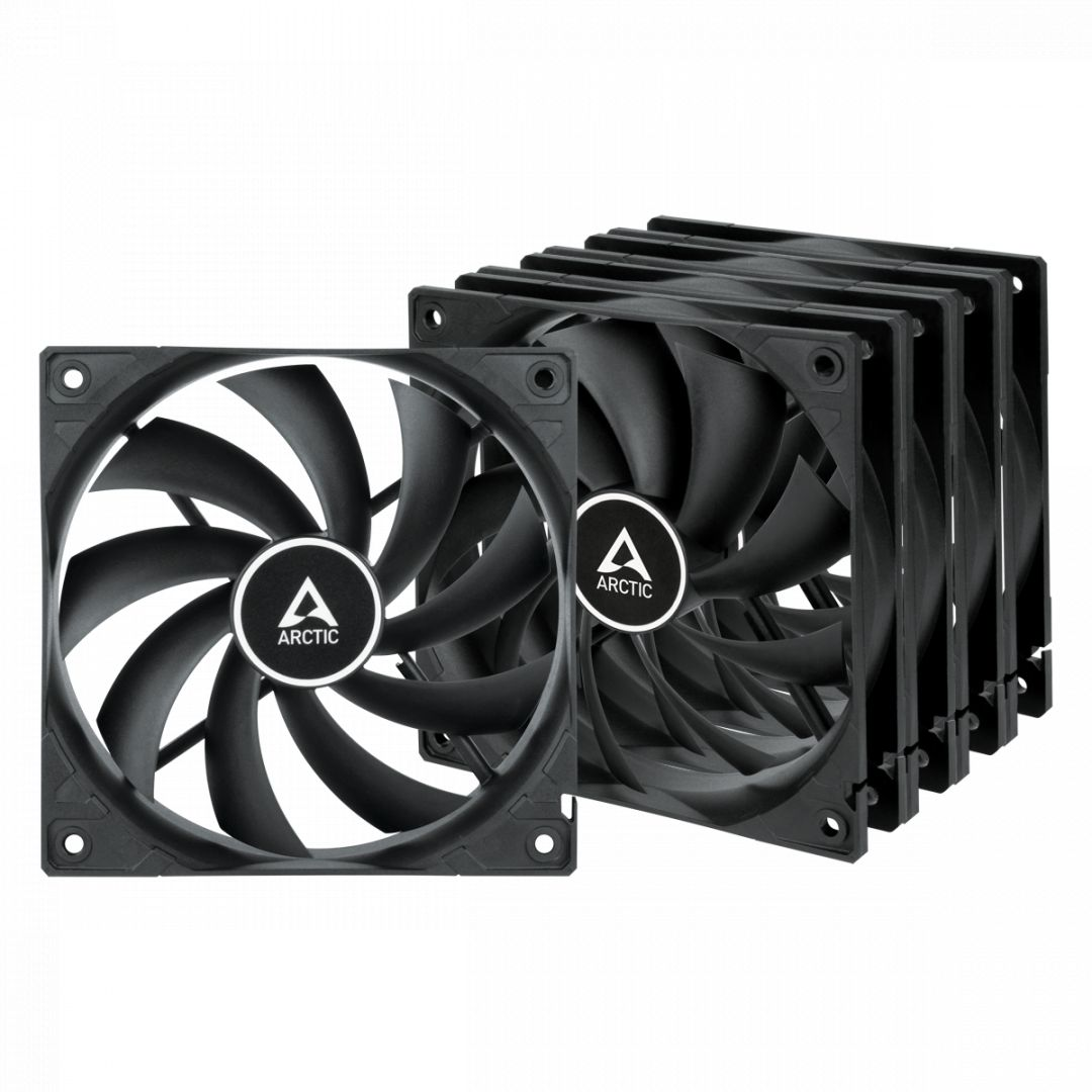 ARCTIC F12 Kućište računala Ventilator 12 cm Crno 5 kom