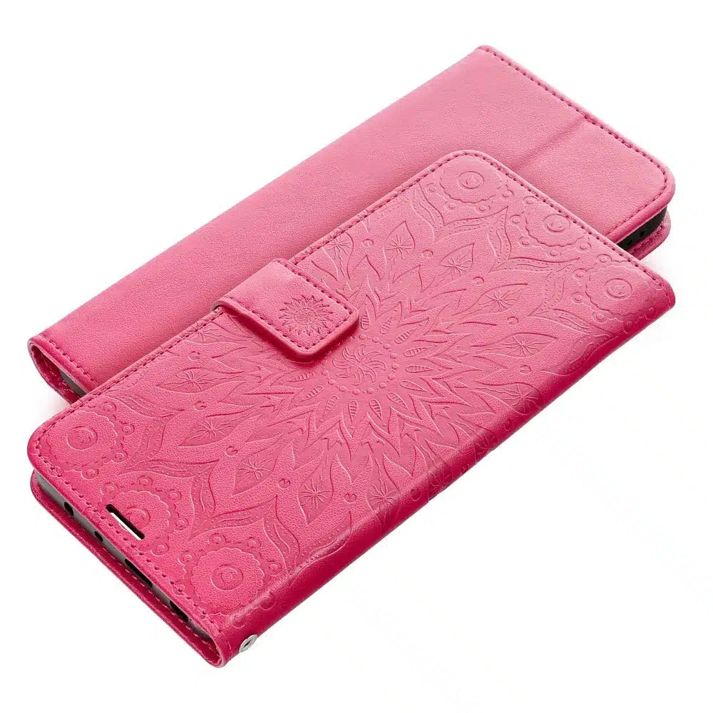 MEZZO Book case preklopna torbica za XIAOMI Redmi NOTE 12 4G mandala magenta