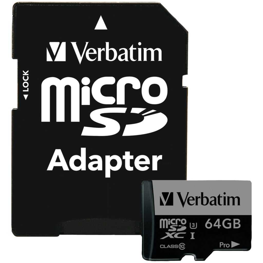 Verbatim Pro 64 GB MicroSDXC UHS 10.razred