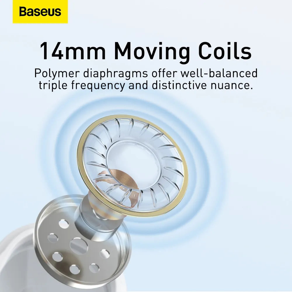 BASEUS slušalke / avdio priključek 3,5 mm ENCOK Žične H17 NGCR020002