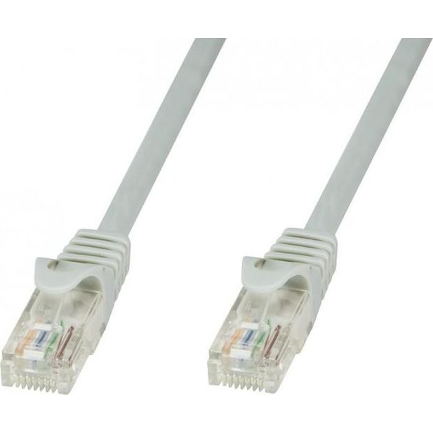 Techly ICOC CCA5U-010T kabel za umrežavanje Sivo 1 m Cat5e U/UTP (UTP)