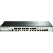 D-Link DGS-1510-28P mrežni prekidač Upravljano L3 Gigabit Ethernet (10/100/1000) Podrška za napajanje putem Etherneta (PoE) Crno