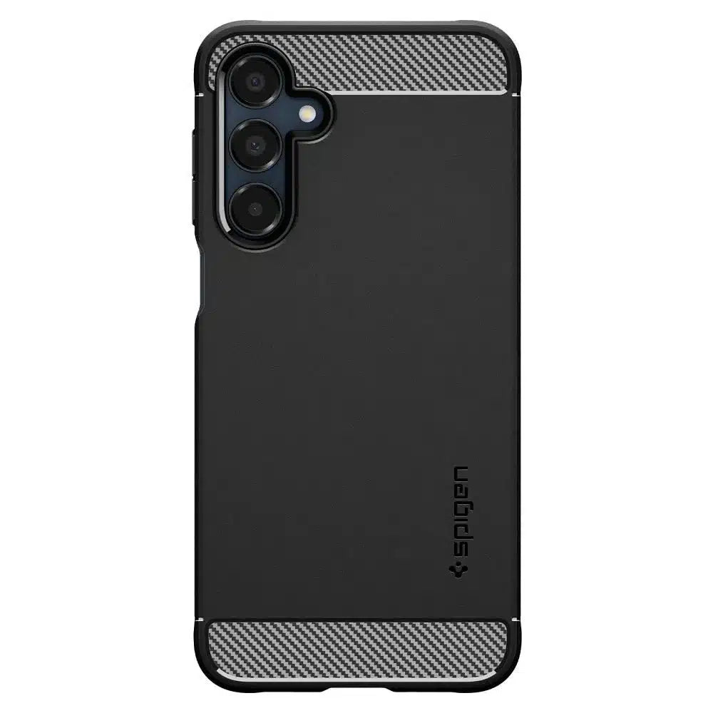 SPIGEN RUGGED ARMOR ovitek za SAMSUNG A16 4G / 5G, mat črn