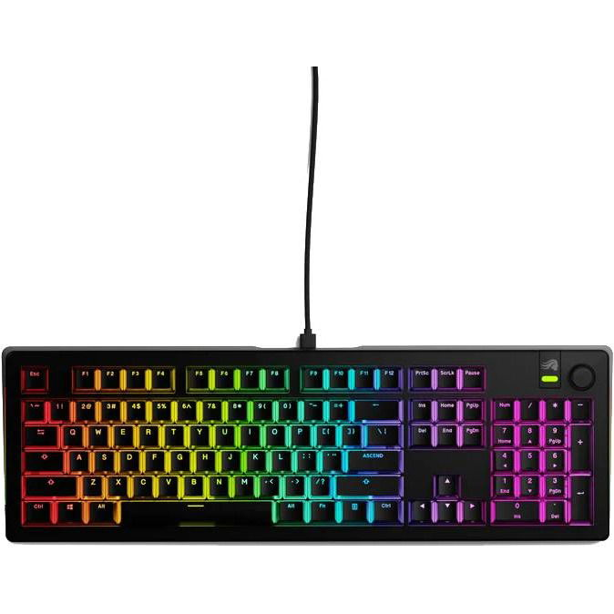 Glorious Gaming GMMK 3 100% Prebuilt tipkovnica Igranje USB QWERTY US Engleski Crno