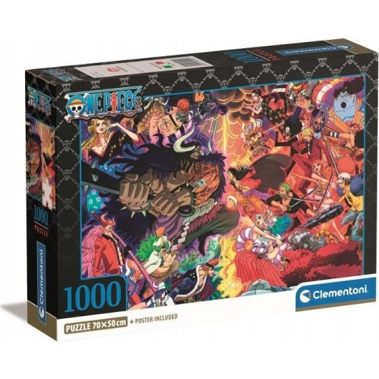 Clementoni Impossible One Piece Slagalica 1000 kom Crtići
