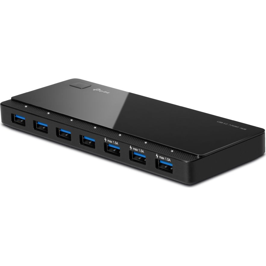 TP-Link UH700 sučelje čvorišta USB 3.2 Gen 1 (3.1 Gen 1) Micro-B 5000 Mbit/s Crno