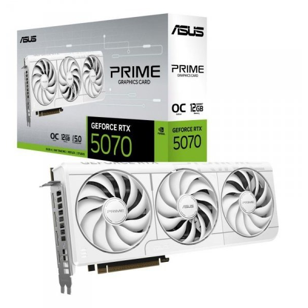 ASUS Prime -RTX5070-O12G-WHITE NVIDIA GeForce RTX 5070 12 GB GDDR7