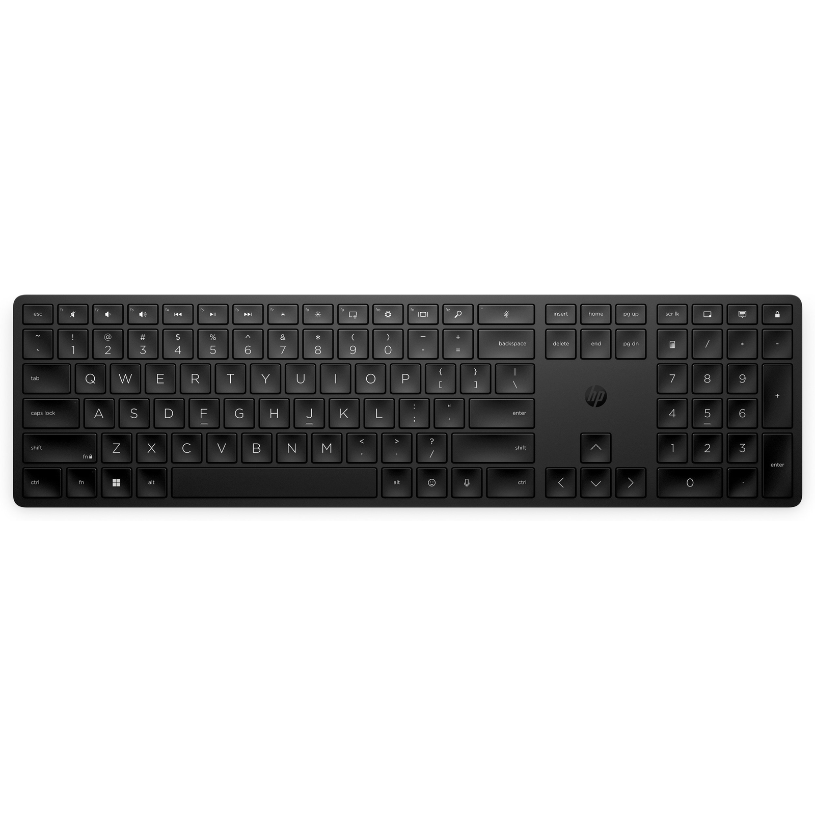 HP 450 BLK Programmable Wireless Keyboard tipkovnica RF Bežično + USB Crno