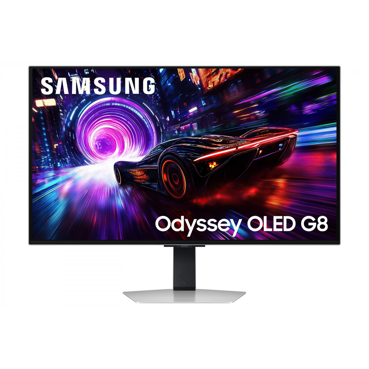Samsung G81SF računalni monitor 81,3 cm (32") 3840 x 2160 pikseli 4K Ultra HD OLED Srebro
