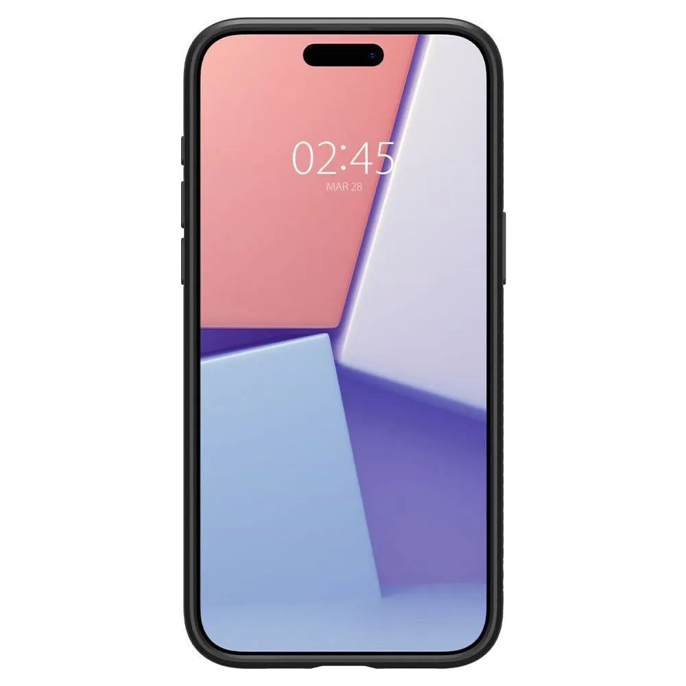 SPIGEN Liquid Air maska za IPHONE 15 PRO MAX mat crna