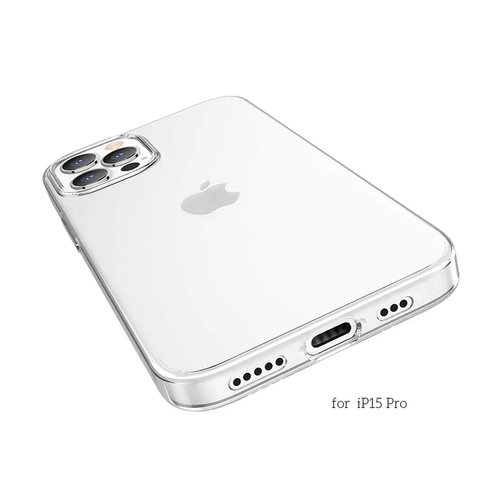 HOCO Light serija TPU maska za IPHONE 15 PRO prozirna