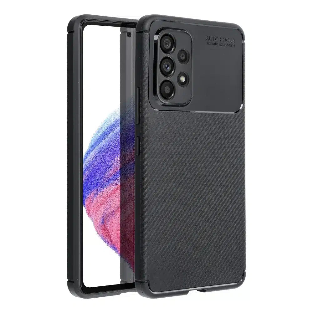 CARBON PREMIUM maska za SAMSUNG GALAXY A14 5G črna