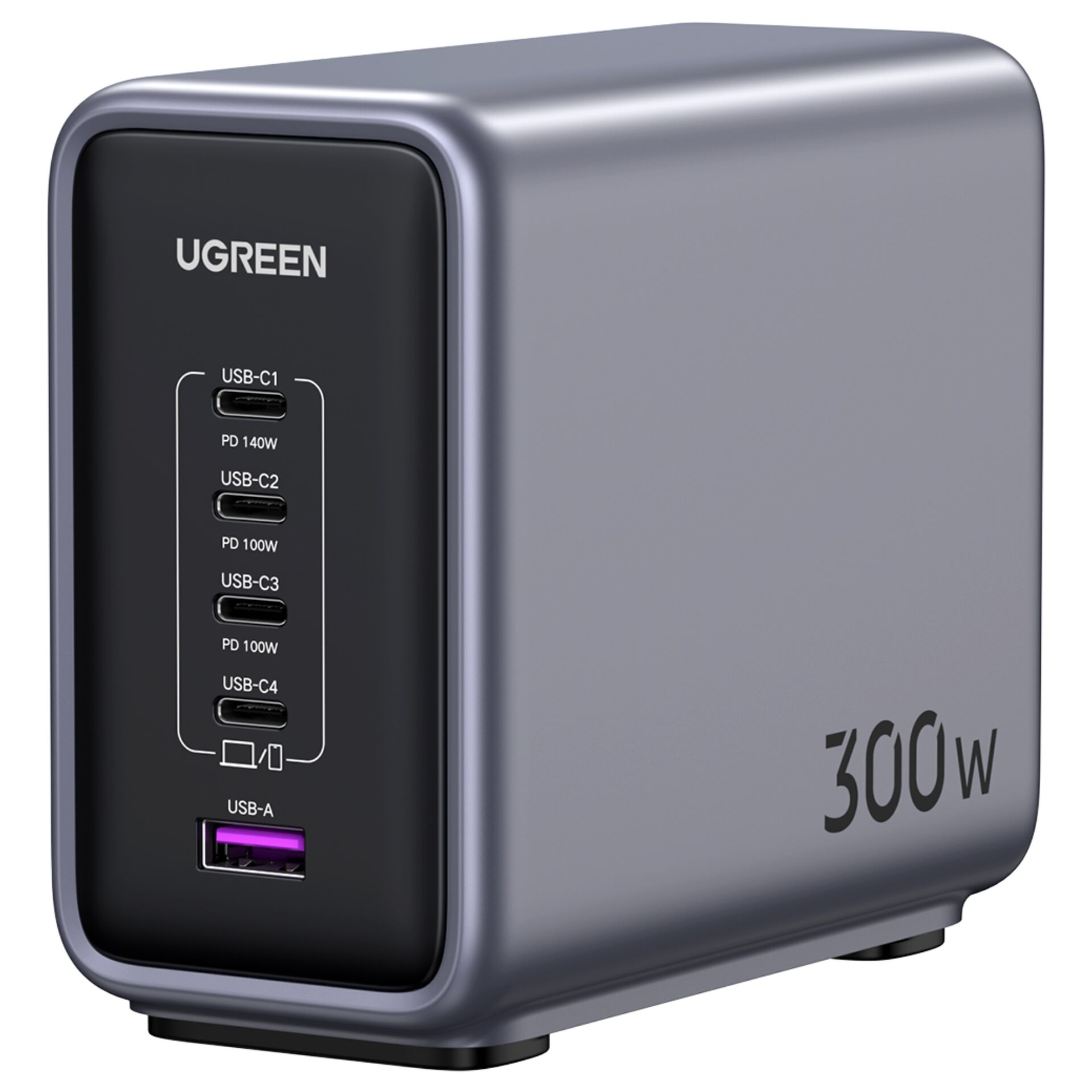 Ugreen 90903B punjač za mobitel Univerzalno Crno, Sivo AC Brzo punjenje U zatvorenom