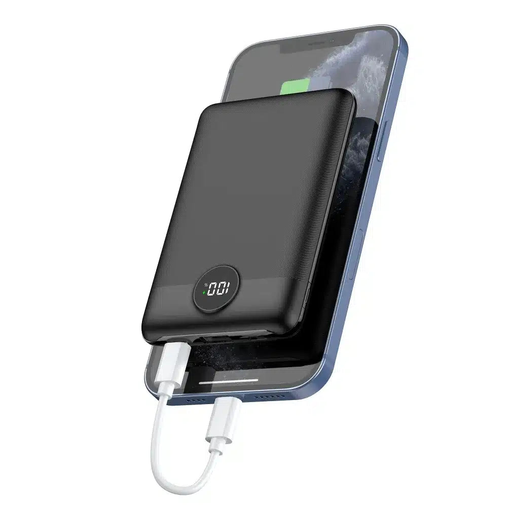 Power Bank VEGER S11 - 10.000 mAh LCD hitro polnjenje PD 22,5W črn