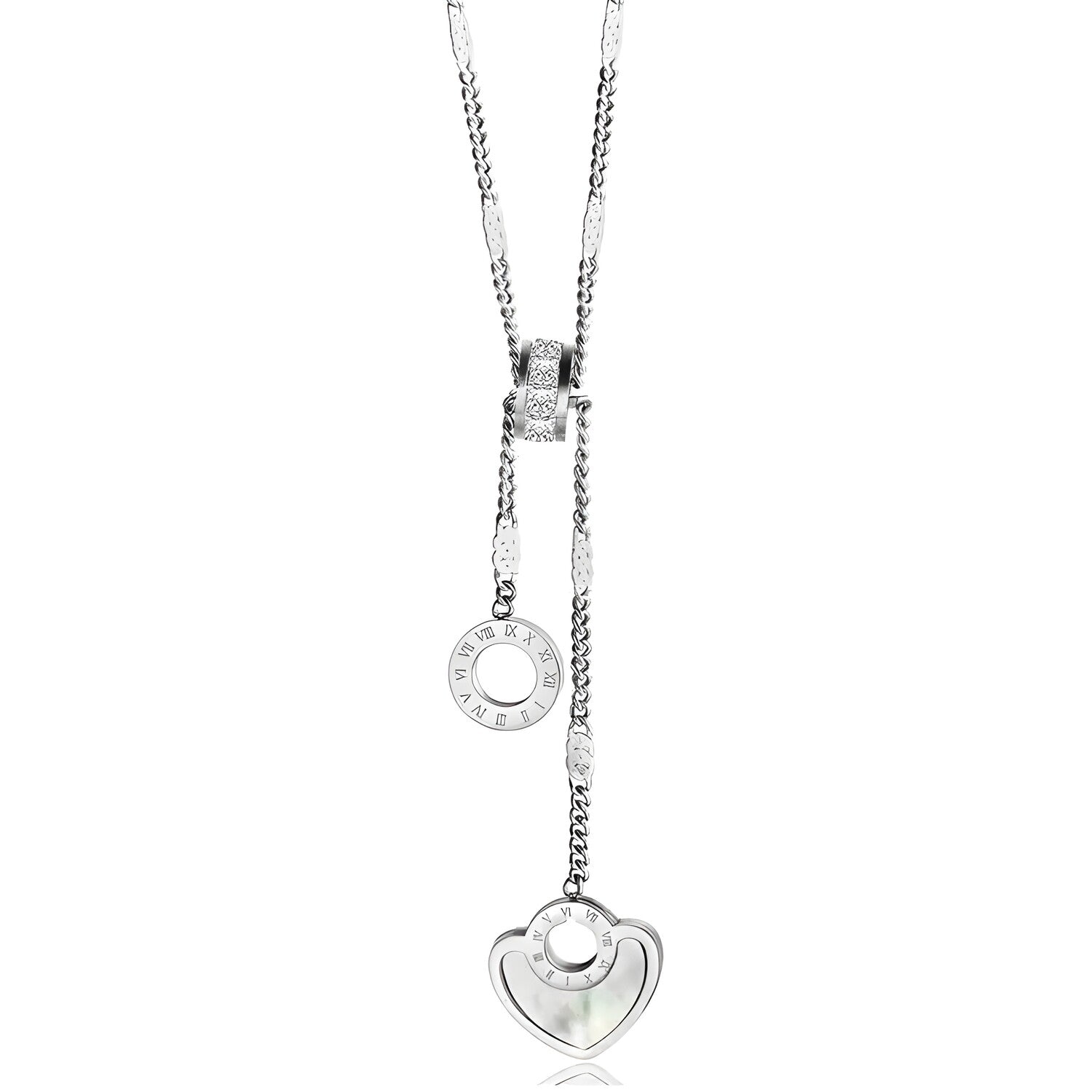 Ogrlica FE-28995 - Srebrna KP28995