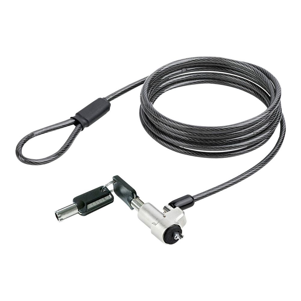 StarTech.com NBLWK-LAPTOP-LOCK kabelske brave Crno, Srebro 2 m
