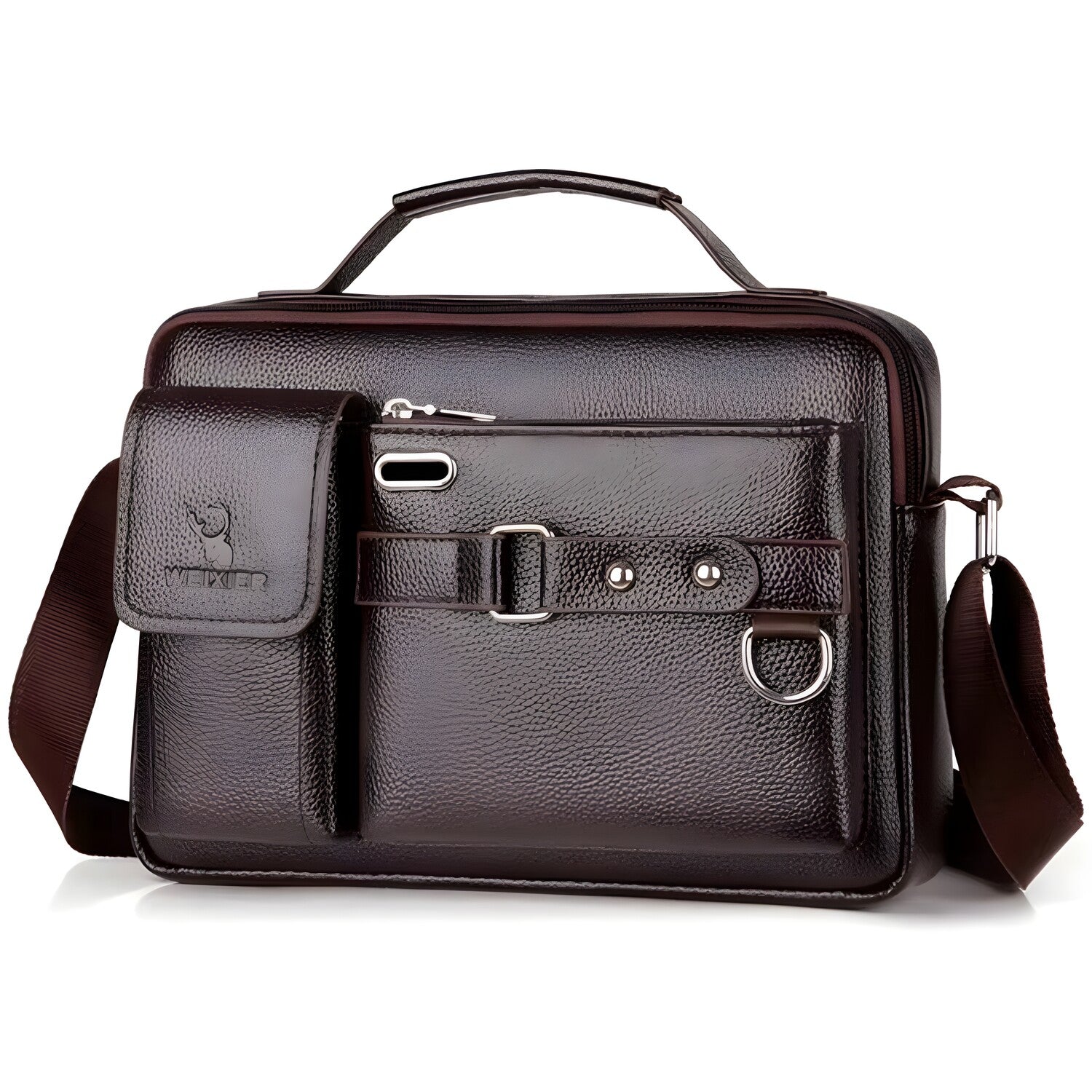 Muška Crossbody Torba WEIXIER FL-35526 - Tamno Smeđa / Tip2 KP35526