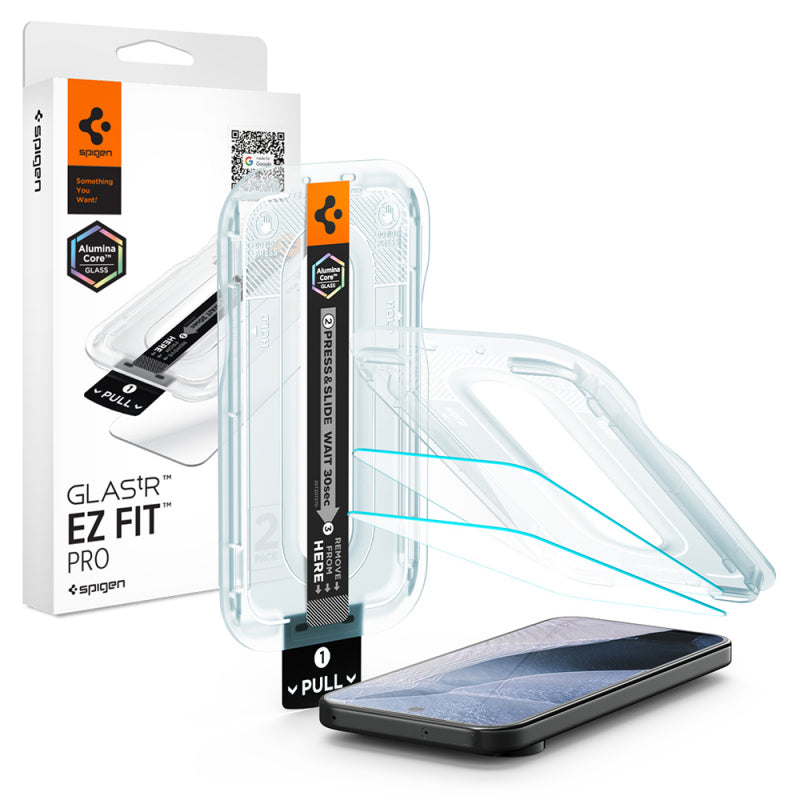 Spigen GlastR EZ FIT Pro za Google Pixel 11 Pro / Pixel 11 pakiranje od 2 komada AGL11480