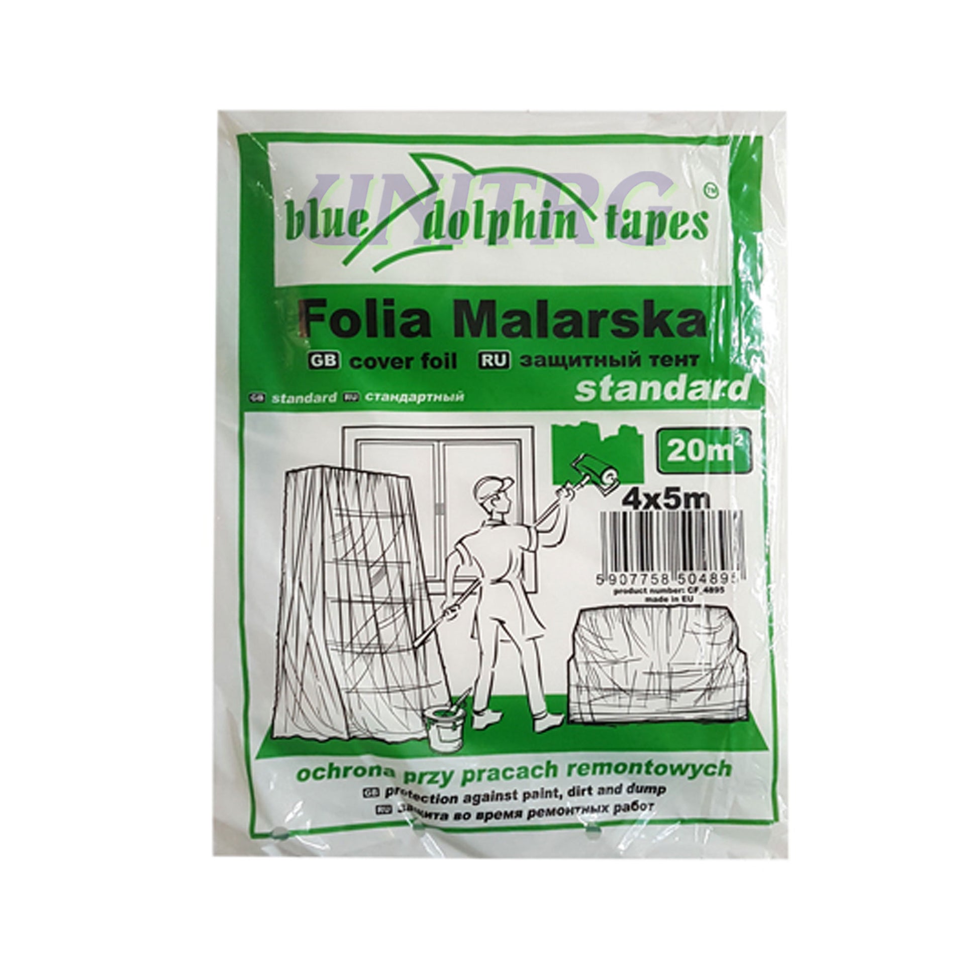 BD Folija pokrivna 4 m x 5 m  Standard 12-1-01-EN