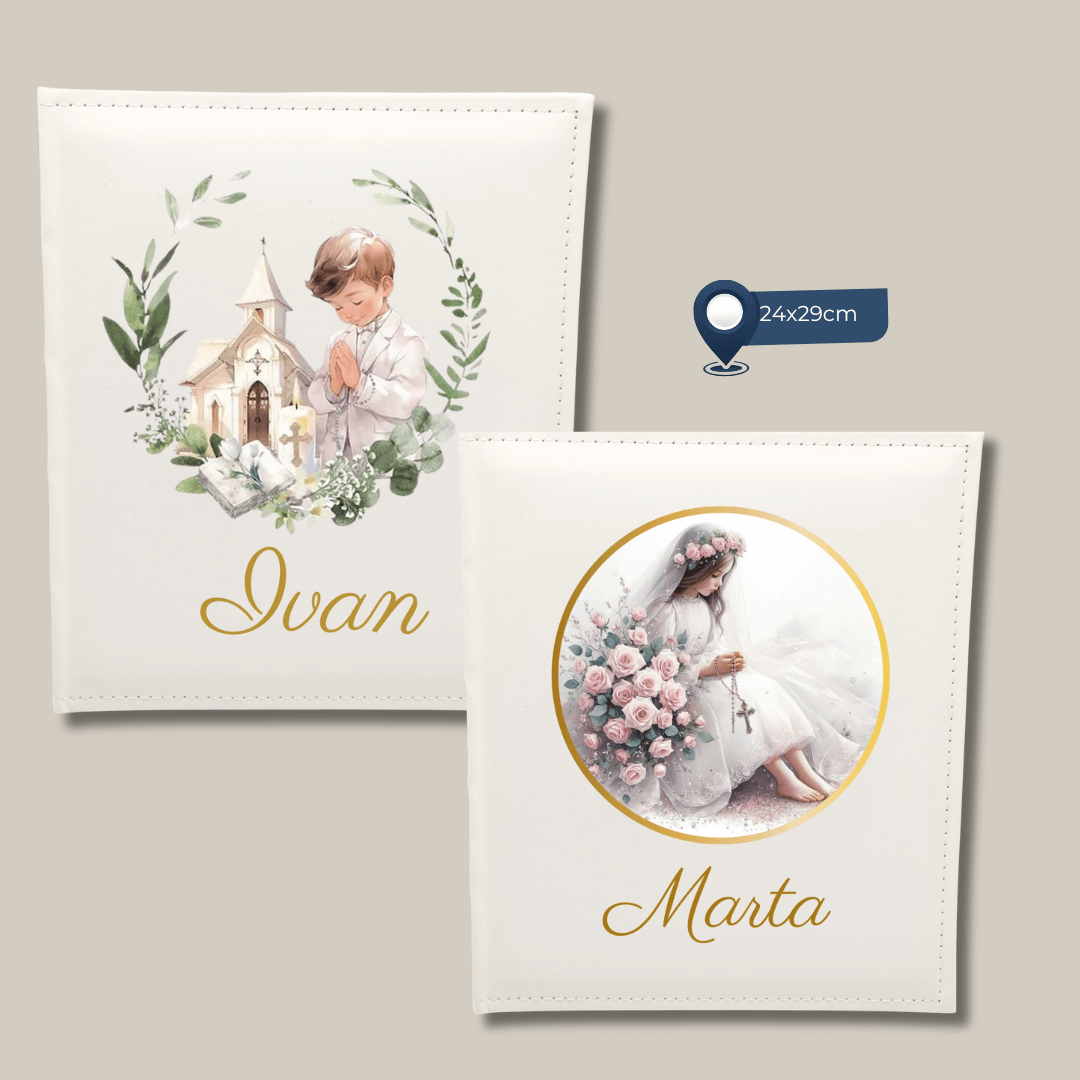 Personalizirani foto albumi – Edinstveno darilo za prvo sveto obhajilo