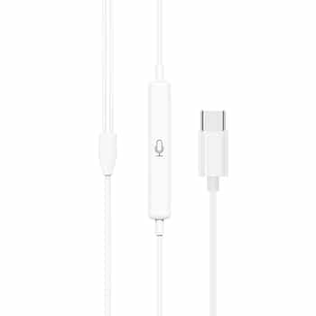 BOROFONE SLUŠALKE BM60 S PRIKLJUČKOM TYPE-C (DAC) BELE