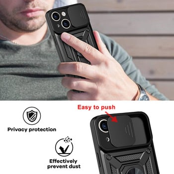 SLIDE CAMERA ARMOR TORBICA ZA IPHONE X/XS ČRNA