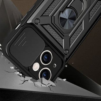 SLIDE CAMERA ARMOR TORBICA ZA IPHONE X/XS ČRNA