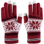 Zimske Rukavice SF-39234 - Crvena / Bijela M / L KP39234