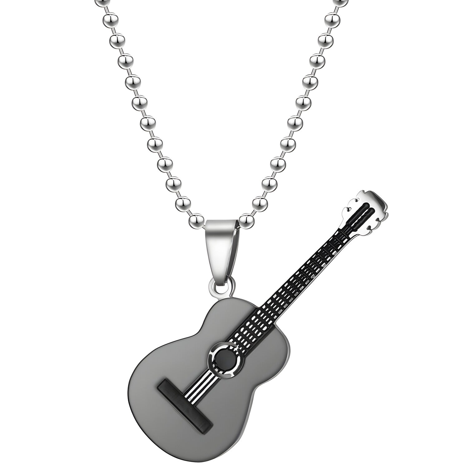 Ogrlica Gitarre - Crna KP34218