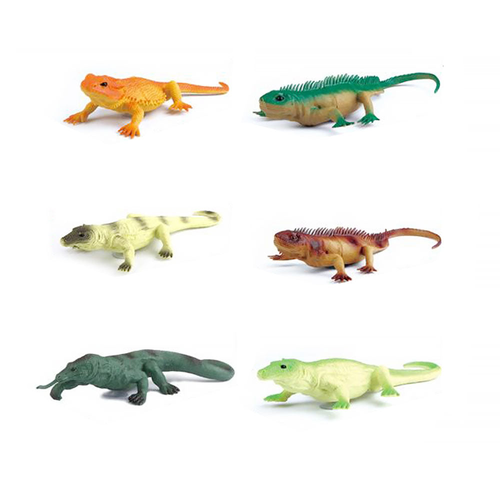 Gušter Animal World – realistične figure guštera za djecu Narančasta
