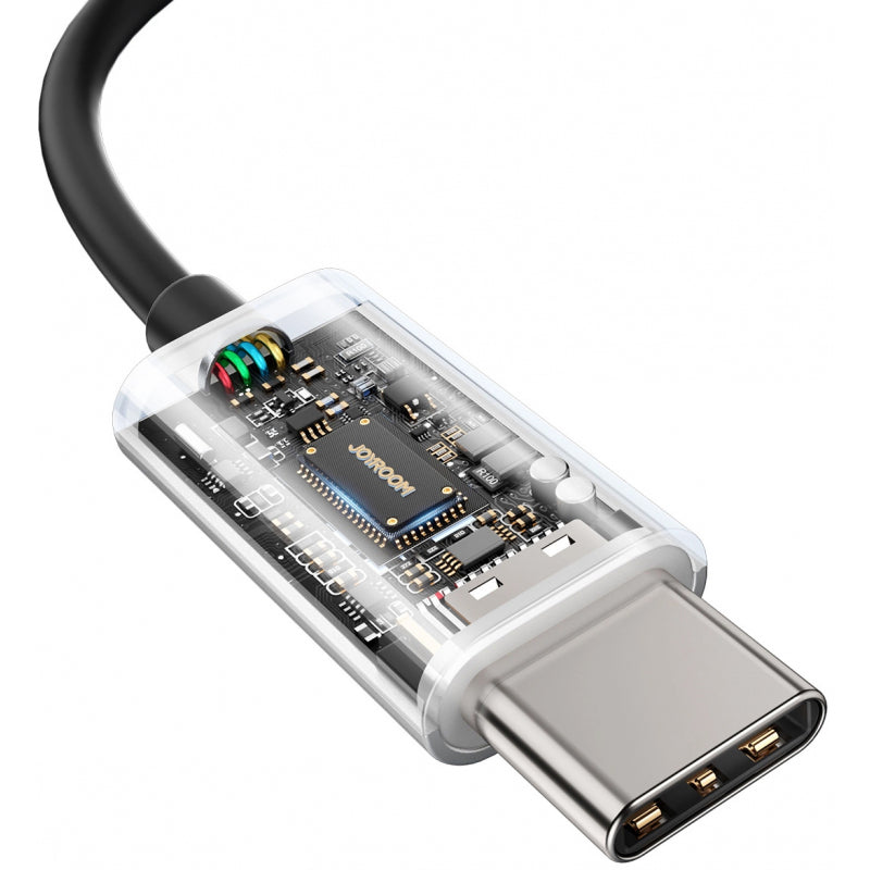 Žične slušalke USB-C Joyroom JR-EC07 črne