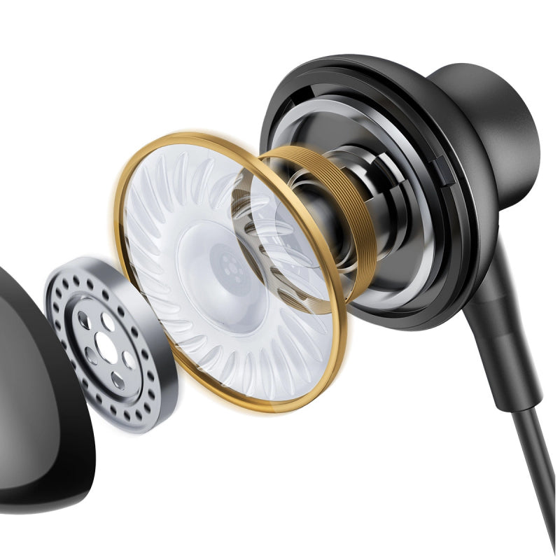 Žične slušalke USB-C Joyroom JR-EC07 črne