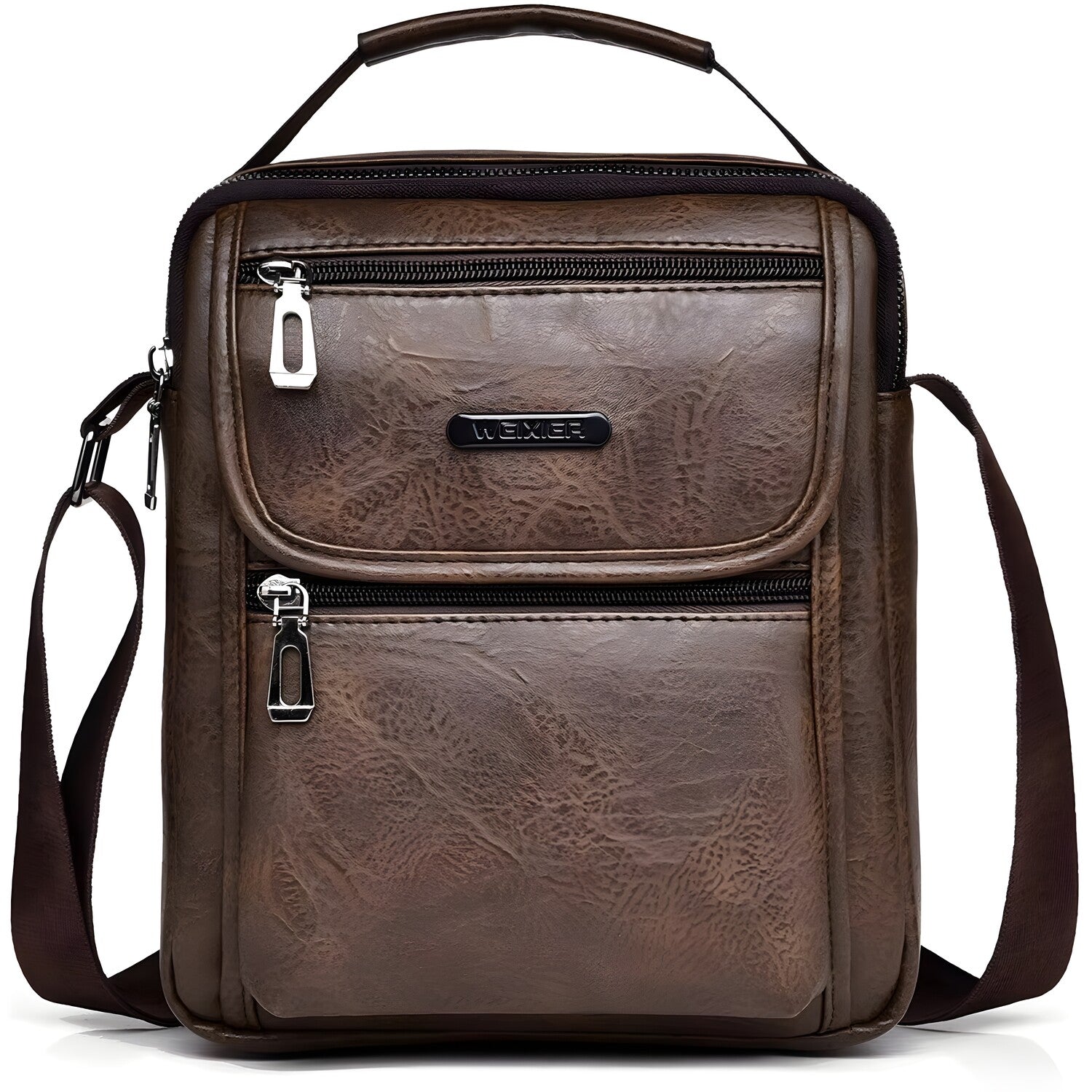 Muška Crossbody Torba WEIXIER HA-35443 - Tamno Smeđa KP35443