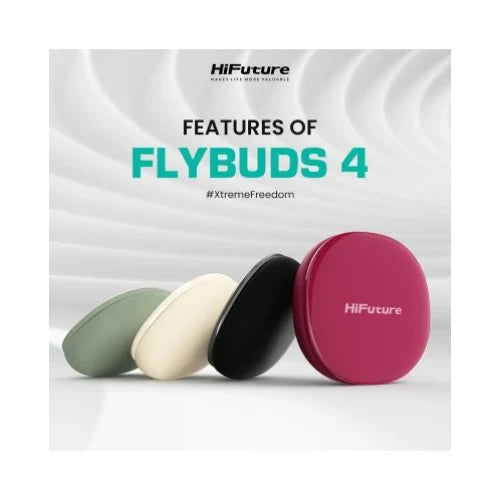 Hifuture - Flybuds4 - Bežične slušalice za uši - Crne