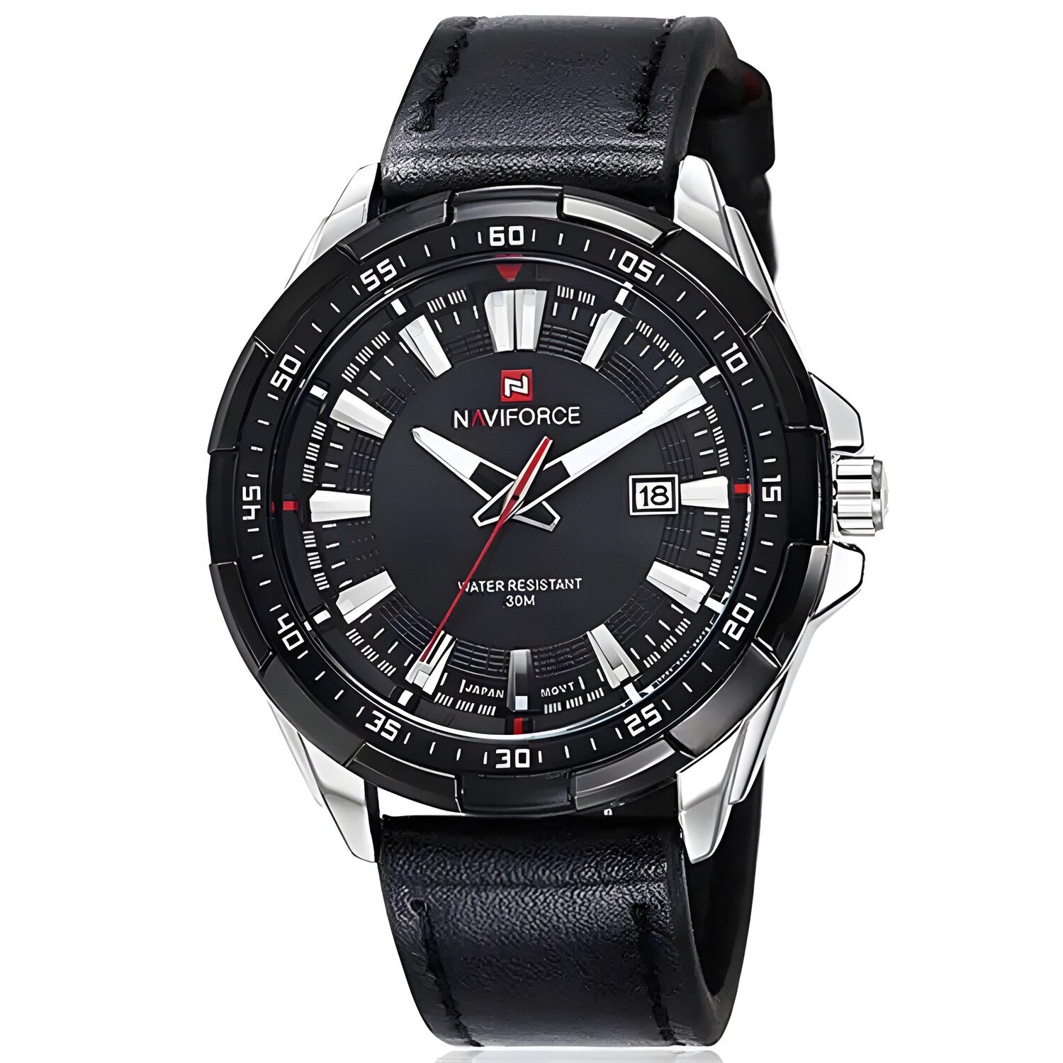 Sat NAVIFORCE PE-29587 - Crna / Srebrna KP29587