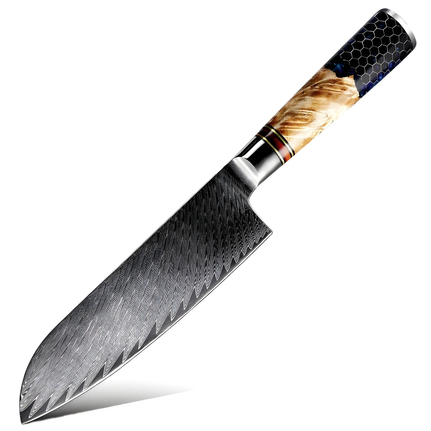 Damaskasti kuhinjski nož HO-21773 - Santoku KP21773