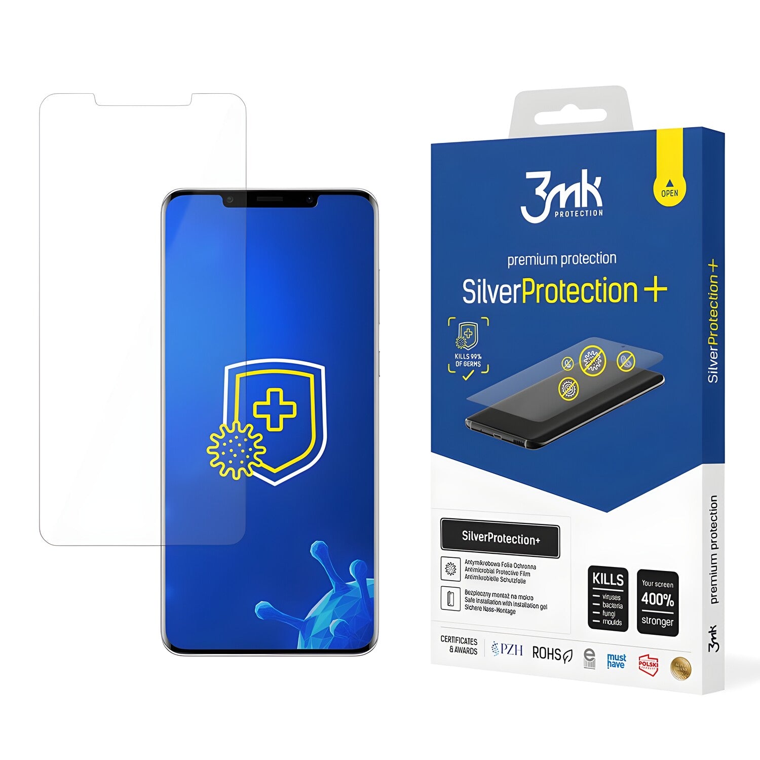 3mk SilverProtection+ za Huawei Mate 50 Pro - Prozirna KP22605