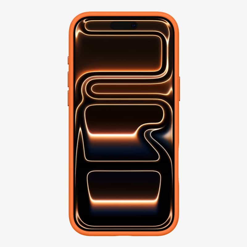 Spigen silikonska futrola s MagSafeom za Apple iPhone 17 Pro Cosmic Orange ACS11379