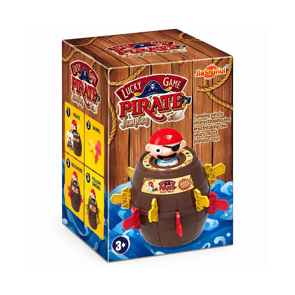 Igra Jumping Pirate Maxi – bačva s iskačućim gusarom