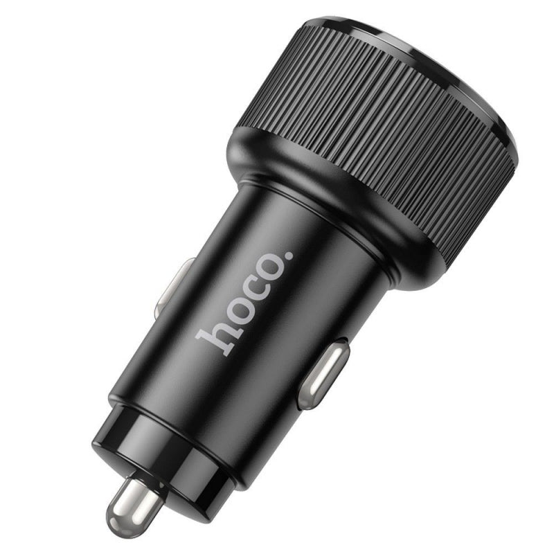 Avtopolnilec Hoco NZ14B 50W 3A 2 x USB-C črn