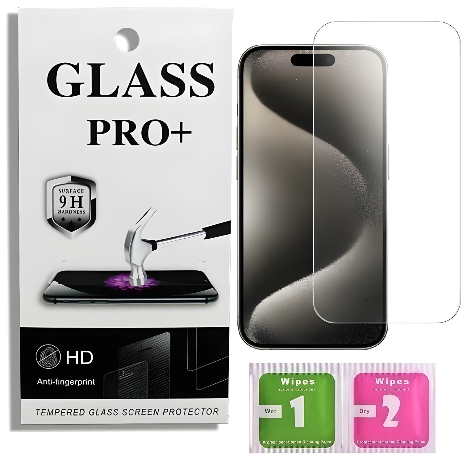Prémično zaštitno staklo 9D Izmael za Apple iPhone 16 Pro Max - Prozirna KP33548